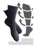 5 ПАР - Ростекс (Рус-текс) носки медицинские женские Н-210 с лайкрой тёмно-серые