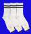 3 ПАРЫ - AMIGOBS высокие носки  белые арт. 1345