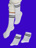 AMIGOBS высокие носки белые арт. 1345