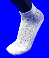 Беларусь носки женские лен ажурные с орнаментом