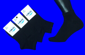 LIMAX носки укороченные женские чёрные