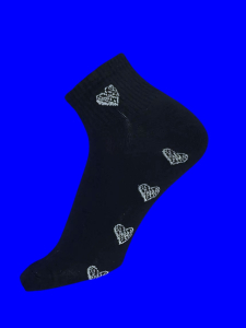 6 ПАР - LIMAX носки женские "Сердечки" арт. 71729 В