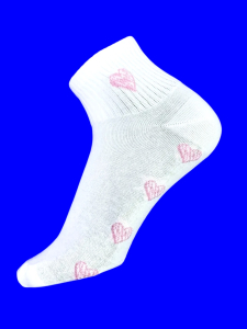 6 ПАР - LIMAX носки женские "Сердечки" арт. 71729 В