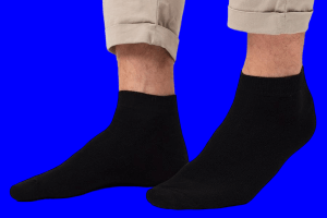 LIMAX носки мужские укороченные арт. 61072 ЧЕРНЫЕ 