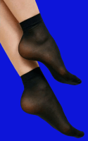 Крабро CRABRO носки женские 50 Den микрофибра с лайкрой чёрные Miss уплотненные