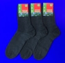Белорусские носки мужские крашеный лён тёмно-серые