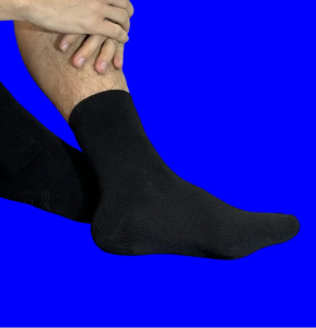 3 ПАРЫ - Термоноски мужские ШЕРСТЬ внутри махра ЧЕРНЫЕ арт. 1553