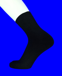 3 ПАРЫ - Термоноски мужские ШЕРСТЬ внутри махра ЧЕРНЫЕ арт. 1553