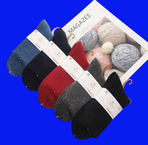 Ecosocks термоноски женские ангора внутри махра на вешалке арт. 6925