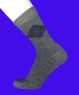 Зувей носки мужские ангора + шерсть с рисунком 