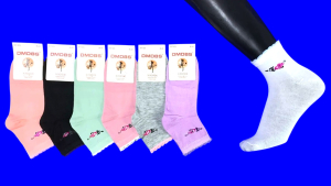 DMDBS носки женские "Цветочки" арт. В 17-023