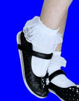 БФЛ носки детские белые с "рюшками"
