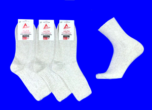 Носки мужские лен с крапивой с ослабленной резинкой 